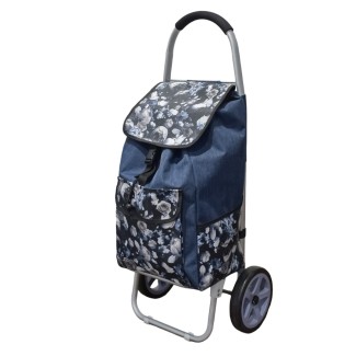 Carucior de piata pliabil, cadru din aluminiu, Naimeed D4949, 2 roti, 49 L, Albastru Carucior de piata pliabil, cadru din aluminiu, Naimeed D4949, 2 roti, 49 L, Albastru