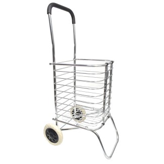 Carucior de piata pliabil, din aluminiu, Naimeed D5662, 2 roti, 30 L, 40x37,5x91 cm, 20kg, Argintiu Carucior de piata pliabil, din aluminiu, Naimeed D5662, 2 roti, 30 L, 40x37,5x91 cm, 20kg, Argintiu