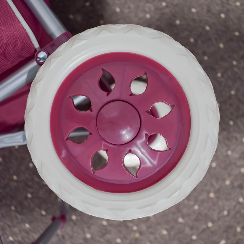 Carucior de piata pliabil, Naimeed D4942, 2 roti, 37 L, Rosu Carucior de piata pliabil, Naimeed D4942, 2 roti, 37 L, Rosu