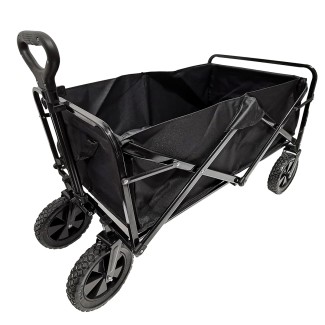 Carucior pliabil de gradina, Naimeed D5660, cadru metalic, maner extensibil, roti silentioase, 87x50x75cm, 80kg, Negru Carucior pliabil de gradina, Naimeed D5660, cadru metalic, maner extensibil, roti silentioase, 87x50x75cm, 80kg, Negru