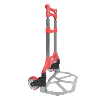 Carucior marfa cu platforma, Naimeed D5669, pliabil, inaltime reglabila, roti silentioase, 40x39x100cm, 70kg, Rosu Carucior marfa cu platforma, Naimeed D5669, pliabil, inaltime reglabila, roti silentioase, 40x39x100cm, 70kg, Rosu