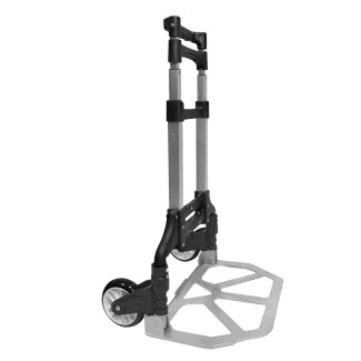 Carucior marfa cu platforma, Naimeed D5671, pliabil, inaltime reglabila, roti silentioase, 40x39x100cm, 70kg, Negru Carucior marfa cu platforma, Naimeed D5671, pliabil, inaltime reglabila, roti silentioase, 40x39x100cm, 70kg, Negru