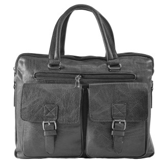 Servieta barbati, piele ecologica, Naimeed D5453, Companion, Negru, 39x7x30cm Servieta barbati, piele ecologica, Naimeed D5453, Companion, Negru, 39x7x30cm