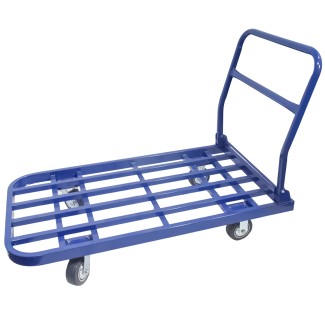 Carucior pliabil, platforma transport marfa, Naimeed D5653, roti silentioase, 120x65x86cm, 400kg, Albastru Carucior pliabil, platforma transport marfa, Naimeed D5653, roti silentioase, 120x65x86cm, 400kg, Albastru