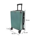 Troler voiaj, Naimeed D5388L, 4 roti duble 360 grade, ABS, inchidere cifru, Verde, 50x31x79cm Troler voiaj, Naimeed D5388L, 4 roti duble 360 grade, ABS, inchidere cifru, Verde, 50x31x79cm