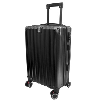 Troler voiaj, Naimeed D5391L, 4 roti duble 360 grade, ABS, inchidere cifru, Negru, 50x31x79cm Troler voiaj, Naimeed D5391L, 4 roti duble 360 grade, ABS, inchidere cifru, Negru, 50x31x79cm