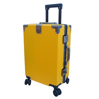 Troler, bagaj de cala, Naimeed D5393L, Premium Voyage, 4 roti duble 360 grade, ABS, inchidere cifru, Galben, 44x29x71cm Troler, bagaj de cala, Naimeed D5393L, Premium Voyage, 4 roti duble 360 grade, ABS, inchidere cifru, Galben, 44x29x71cm