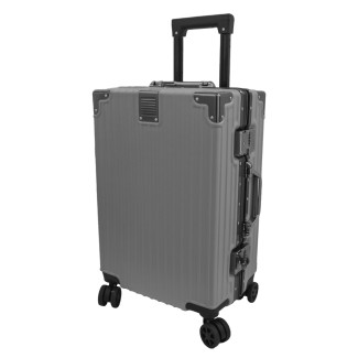 Troler, bagaj de cala, Naimeed D5394L, Premium Voyage, 4 roti duble 360 grade, ABS, inchidere cifru, Gri, 44x29x71cm Troler, bagaj de cala, Naimeed D5394L, Premium Voyage, 4 roti duble 360 grade, ABS, inchidere cifru, Gri, 44x29x71cm