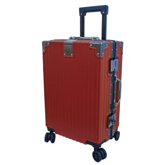 Troler, bagaj de cala, Naimeed D5395L, Premium Voyage, 4 roti duble 360 grade, ABS, inchidere cifru, Rosu, 44x29x71cm Troler, bagaj de cala, Naimeed D5395L, Premium Voyage, 4 roti duble 360 grade, ABS, inchidere cifru, Rosu, 44x29x71cm