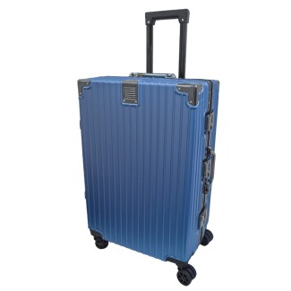 Troler, bagaj de cala, Naimeed D5398L, Premium Voyage, 4 roti duble 360 grade, ABS, inchidere cifru, Albastru, 50x33x77cm Troler, bagaj de cala, Naimeed D5398L, Premium Voyage, 4 roti duble 360 grade, ABS, inchidere cifru, Albastru, 50x33x77cm