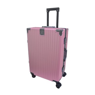 Troler, bagaj de cala, Naimeed D5399M, Premium Voyage, 4 roti duble 360 grade, ABS, inchidere cifru, Roz, 42x28x68cm Troler, bagaj de cala, Naimeed D5399M, Premium Voyage, 4 roti duble 360 grade, ABS, inchidere cifru, Roz, 42x28x68cm