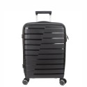 Troler voiaj Mediu M, StowAway, Naimeed D5962, 4 roti duble 360 grade detasabile , PP, inchidere cifru, Negru, 39x22x51cm Troler voiaj Mediu M, StowAway, Naimeed D5962, 4 roti duble 360 grade detasabile , PP, inchidere cifru, Negru, 39x22x51cm