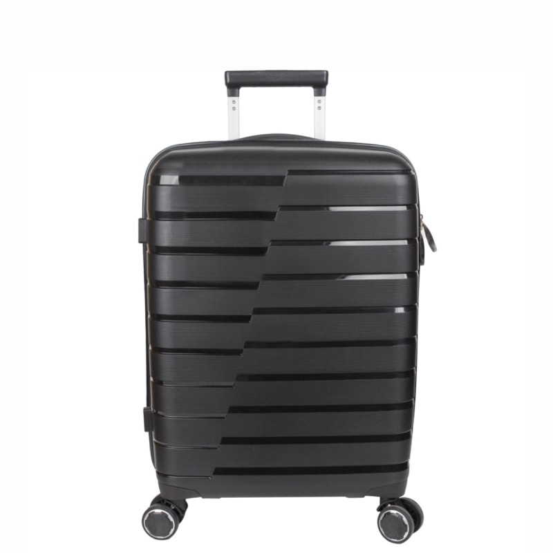 Troler voiaj Mediu M, StowAway, Naimeed D5962, 4 roti duble 360 grade detasabile , PP, inchidere cifru, Negru, 39x22x51cm Troler voiaj Mediu M, StowAway, Naimeed D5962, 4 roti duble 360 grade detasabile , PP, inchidere cifru, Negru, 39x22x51cm