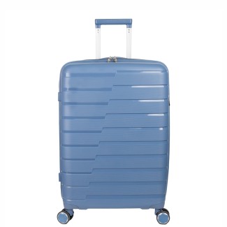 Troler voiaj Mare L, StowAway, Naimeed D5963, 4 roti duble 360 grade detasabile , PP, inchidere cifru, Albastru, 44x26x61cm Troler voiaj Mare L, StowAway, Naimeed D5963, 4 roti duble 360 grade detasabile , PP, inchidere cifru, Albastru, 44x26x61cm