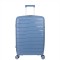 Troler voiaj Mare L, StowAway, Naimeed D5963, 4 roti duble 360 grade , PP, inchidere cifru, Albastru, 44x26x61cm