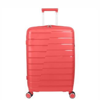 Troler voiaj Mare L, StowAway, Naimeed D5964, 4 roti duble 360 grade detasabile , PP, inchidere cifru, Rosu, 44x26x61cm Troler voiaj Mare L, StowAway, Naimeed D5964, 4 roti duble 360 grade detasabile , PP, inchidere cifru, Rosu, 44x26x61cm