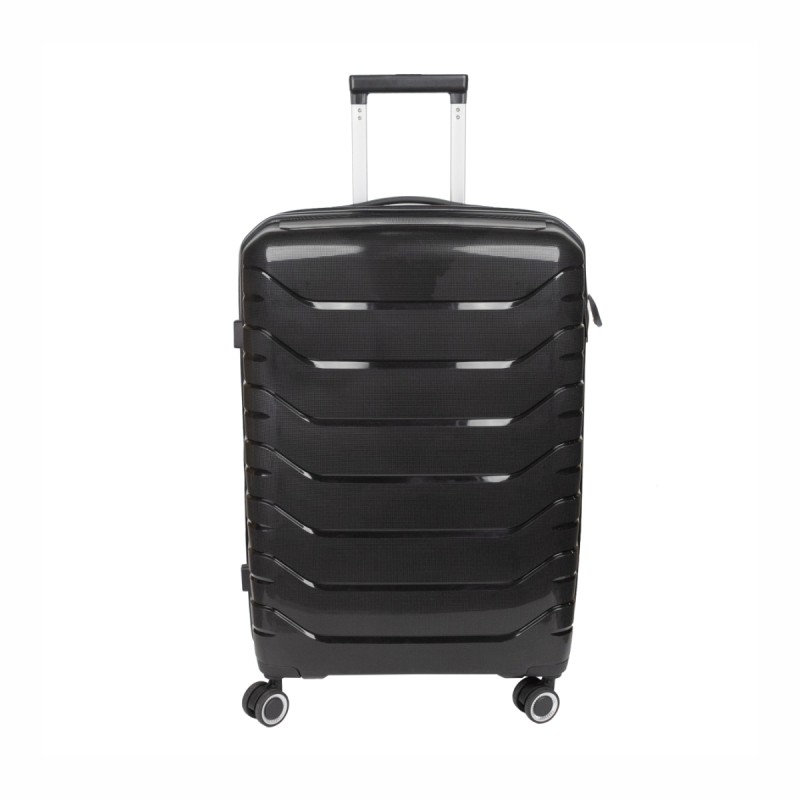 Troler voiaj Mediu M, StowAway, Naimeed D5966, 4 roti duble 360 grade detasabile , PP, inchidere cifru, Negru, 39x22x51cm Troler voiaj Mediu M, StowAway, Naimeed D5966, 4 roti duble 360 grade detasabile , PP, inchidere cifru, Negru, 39x22x51cm