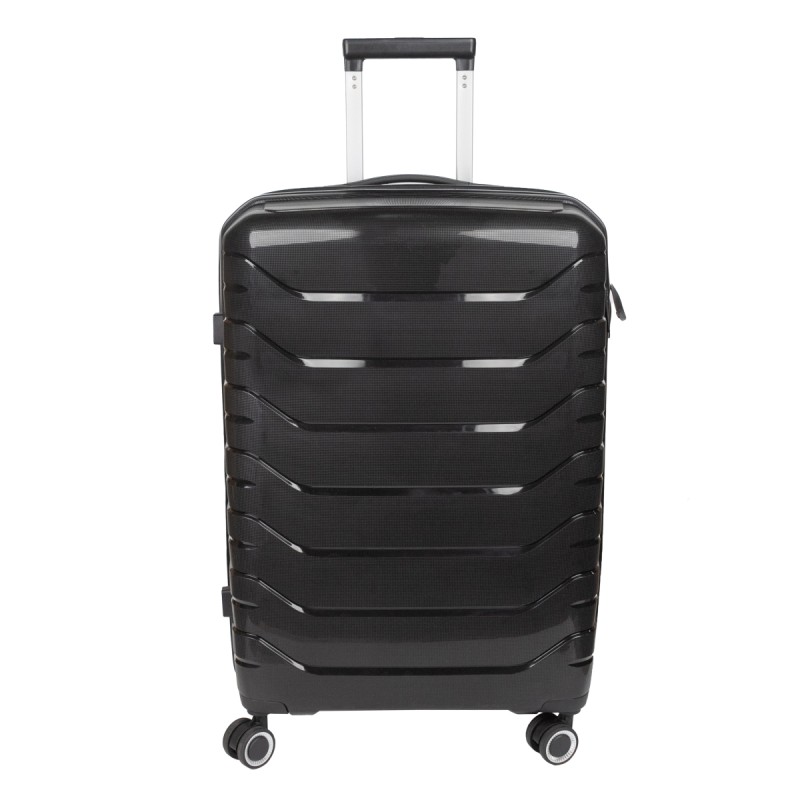 Troler voiaj Mare XL, StowAway, Naimeed D5966, 4 roti duble 360 grade detasabile , PP, inchidere cifru, Negru, 51x29.5x70cm Troler voiaj Mare XL, StowAway, Naimeed D5966, 4 roti duble 360 grade detasabile , PP, inchidere cifru, Negru, 51x29.5x70cm