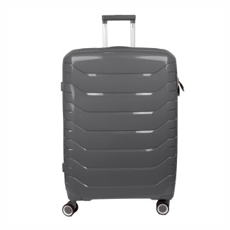 Troler voiaj Mare L, StowAway, Naimeed D5967, 4 roti duble 360 grade, PP, inchidere cifru, Gri, 44x26x61cm Troler voiaj Mare L, StowAway, Naimeed D5967, 4 roti duble 360 grade, PP, inchidere cifru, Gri, 44x26x61cm