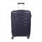 Troler voiaj Mare L, StowAway, Naimeed D5968, 4 roti duble 360 grade detasabile , PP, inchidere cifru, Mov Inchis, 44x26x61cm