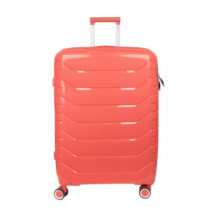 Troler voiaj Mare L, StowAway, Naimeed D5969, 4 roti duble 360 grade detasabile , PP, inchidere cifru, Rosu, 44x26x61cm Troler voiaj Mare L, StowAway, Naimeed D5969, 4 roti duble 360 grade detasabile , PP, inchidere cifru, Rosu, 44x26x61cm