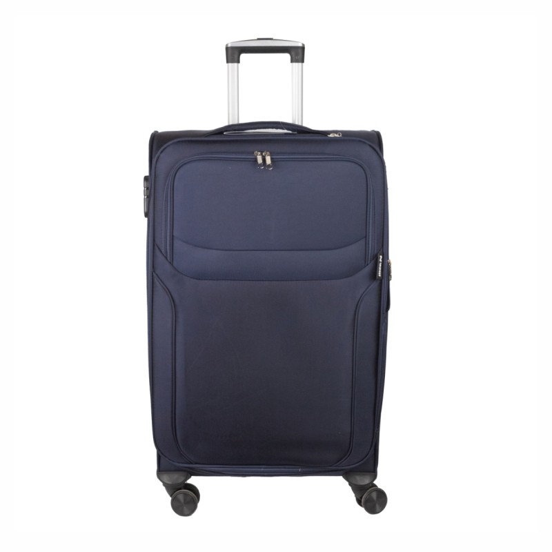 Troler voiaj Mare, Naimeed D5972, 4 roti duble 360 grade, material textil, inchidere cifru, Albastru, 46x31x73cm Troler voiaj Mare, Naimeed D5972, 4 roti duble 360 grade, material textil, inchidere cifru, Albastru, 46x31x73cm