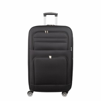 Troler voiaj Mic, Naimeed D5992, 4 roti, material textil, inchidere cifru, Negru, 37x24x55cm Troler voiaj Mic, Naimeed D5992, 4 roti, material textil, inchidere cifru, Negru, 37x24x55cm