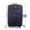 Troler voiaj Mic, Naimeed D5993, 4 roti, material textil, inchidere cifru, Albastru, 37x24x55cm Troler voiaj Mic, Naimeed D5993, 4 roti, material textil, inchidere cifru, Albastru, 37x24x55cm