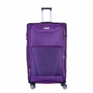 Troler voiaj Mediu, Naimeed D5997, 4 roti duble 360 grade, material textil, inchidere cifru, Mov, 41x23x68cm Troler voiaj Mediu, Naimeed D5997, 4 roti duble 360 grade, material textil, inchidere cifru, Mov, 41x23x68cm