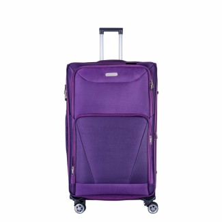 Troler voiaj Mic, Naimeed D5997, 4 roti duble 360 grade, material textil, inchidere cifru, Mov, 35x21x58cm Troler voiaj Mic, Naimeed D5997, 4 roti duble 360 grade, material textil, inchidere cifru, Mov, 35x21x58cm