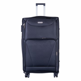 Troler voiaj Mare, Naimeed D5998, 4 roti duble 360 grade, material textil, inchidere cifru, Negru, 46x27x78cm Troler voiaj Mare, Naimeed D5998, 4 roti duble 360 grade, material textil, inchidere cifru, Negru, 46x27x78cm