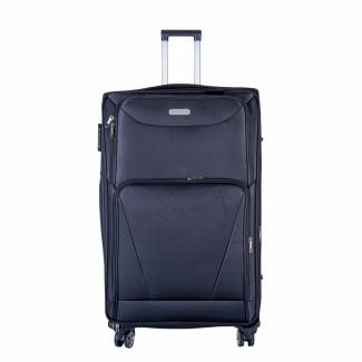 Troler voiaj Mediu, Naimeed D5998, 4 roti duble 360 grade, material textil, inchidere cifru, Negru, 41x23x68cm Troler voiaj Mediu, Naimeed D5998, 4 roti duble 360 grade, material textil, inchidere cifru, Negru, 41x23x68cm