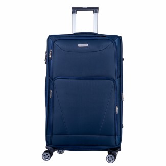 Troler voiaj Mare, Naimeed D5999, 4 roti duble 360 grade, material textil, inchidere cifru, Albastru, 46x27x78cm Troler voiaj Mare, Naimeed D5999, 4 roti duble 360 grade, material textil, inchidere cifru, Albastru, 46x27x78cm