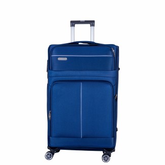 Troler voiaj Mic, Naimeed D6003, 4 roti duble 360 grade, material textil, inchidere cifru, Albastru, 35x21x58cm Troler voiaj Mic, Naimeed D6003, 4 roti duble 360 grade, material textil, inchidere cifru, Albastru, 35x21x58cm