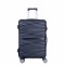 Troler voiaj Mic, Naimeed D6005, 4 roti duble 360 grade, PP, inchidere cifru, Negru, 31x20x43cm
