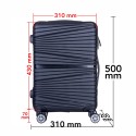 Troler voiaj Mic, Naimeed D6005, 4 roti duble 360 grade, PP, inchidere cifru, Negru, 31x20x43cm Troler voiaj Mic, Naimeed D6005, 4 roti duble 360 grade, PP, inchidere cifru, Negru, 31x20x43cm