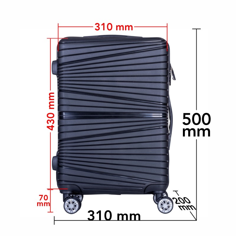 Troler voiaj Mic, Naimeed D6005, 4 roti duble 360 grade, PP, inchidere cifru, Negru, 31x20x43cm Troler voiaj Mic, Naimeed D6005, 4 roti duble 360 grade, PP, inchidere cifru, Negru, 31x20x43cm