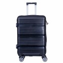 Troler voiaj Mare, Naimeed D6007, 4 roti duble 360 grade, PP, inchidere cifru, Negru, 47x25.5x67cm Troler voiaj Mare, Naimeed D6007, 4 roti duble 360 grade, PP, inchidere cifru, Negru, 47x25.5x67cm