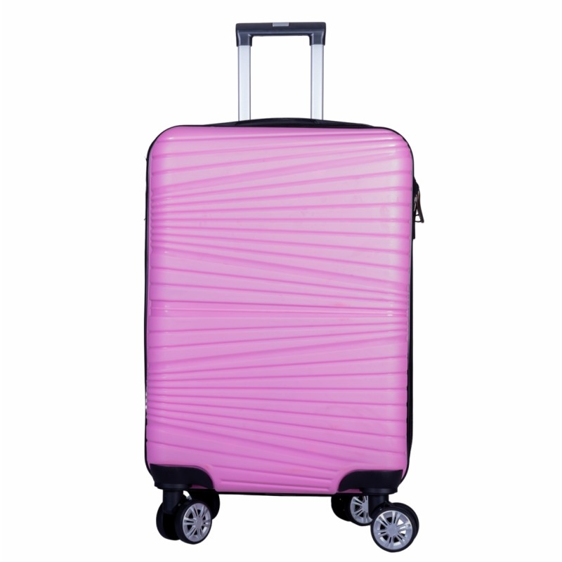 Troler voiaj Mare, Naimeed D6009, 4 roti duble 360 grade, PP, inchidere cifru, Roz, 45x24.5x69cm Troler voiaj Mare, Naimeed D6009, 4 roti duble 360 grade, PP, inchidere cifru, Roz, 45x24.5x69cm