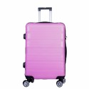 Troler voiaj Mediu, Naimeed D6012, 4 roti duble 360 grade, PP, inchidere cifru, Roz, 43x24x59cm Troler voiaj Mediu, Naimeed D6012, 4 roti duble 360 grade, PP, inchidere cifru, Roz, 43x24x59cm