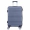 Troler voiaj Mare, Naimeed D6019, 4 roti duble 360 grade, PP, inchidere cifru, Gri, 47x25.5x67cm