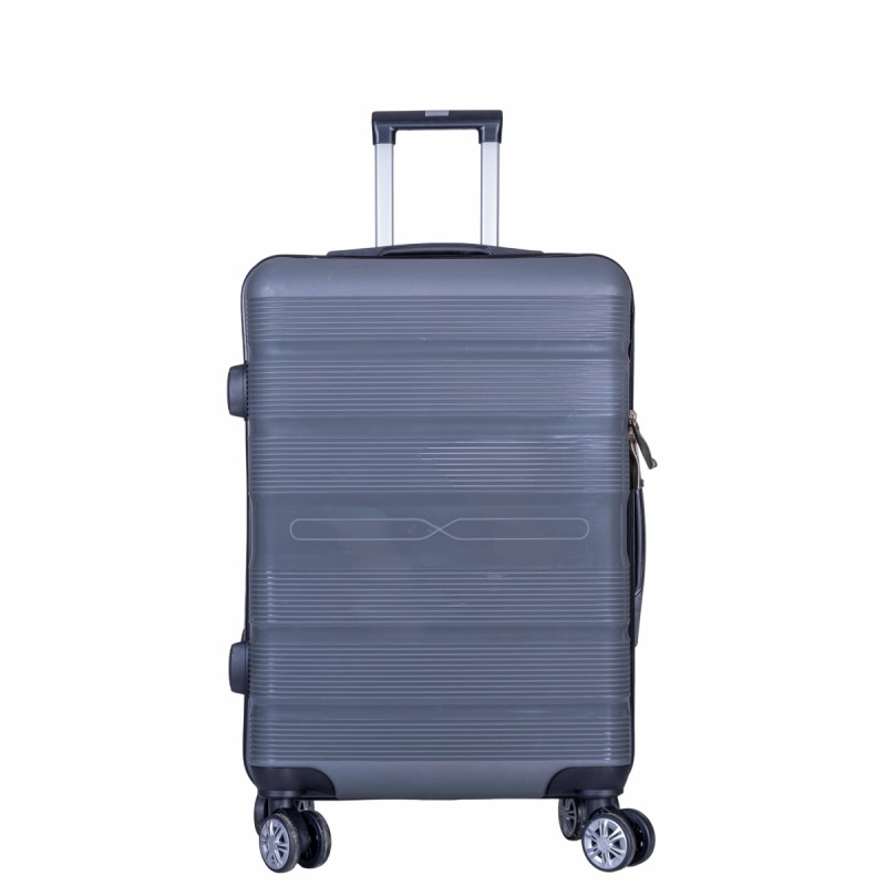 Troler voiaj Mic, Naimeed D6020, 4 roti duble 360 grade, PP, inchidere cifru, Gri, 36x21.5x50cm Troler voiaj Mic, Naimeed D6020, 4 roti duble 360 grade, PP, inchidere cifru, Gri, 36x21.5x50cm