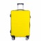 Troler voiaj Mediu, Naimeed D6021, 4 roti duble 360 grade, PP, inchidere cifru, Galben, 37x22x52cm