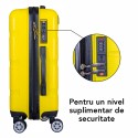 Troler voiaj Mediu, Naimeed D6023, 4 roti duble 360 grade, PP, inchidere cifru, Galben, 41x23x57cm Troler voiaj Mediu, Naimeed D6023, 4 roti duble 360 grade, PP, inchidere cifru, Galben, 41x23x57cm
