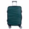 Troler voiaj Mare, Naimeed D6025, 4 roti duble 360 grade, PP, inchidere cifru, Verde, 45x24.5x69cm