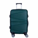 Troler voiaj Mediu, Naimeed D6025, 4 roti duble 360 grade, PP, inchidere cifru, Verde, 37x22x52cm Troler voiaj Mediu, Naimeed D6025, 4 roti duble 360 grade, PP, inchidere cifru, Verde, 37x22x52cm