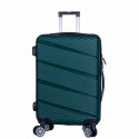Troler voiaj Mediu, Naimeed D6026, 4 roti duble 360 grade, PP, inchidere cifru, Verde, 39x22.5x54cm Troler voiaj Mediu, Naimeed D6026, 4 roti duble 360 grade, PP, inchidere cifru, Verde, 39x22.5x54cm