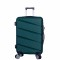 Troler voiaj Mic, Naimeed D6026, 4 roti duble 360 grade, PP, inchidere cifru, Verde, 33x20.5x45cm