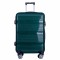 Troler voiaj Mare, Naimeed D6027, 4 roti duble 360 grade, PP, inchidere cifru, Verde, 47x25.5x67cm