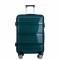Troler voiaj Mediu, Naimeed D6027, 4 roti duble 360 grade, PP, inchidere cifru, Verde, 41x23x57cm